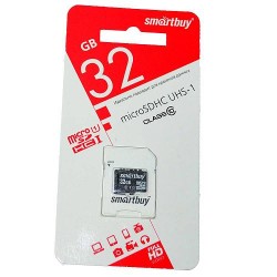 Карта памяти SmartBuy MicroSDHC 32 Gb class 10