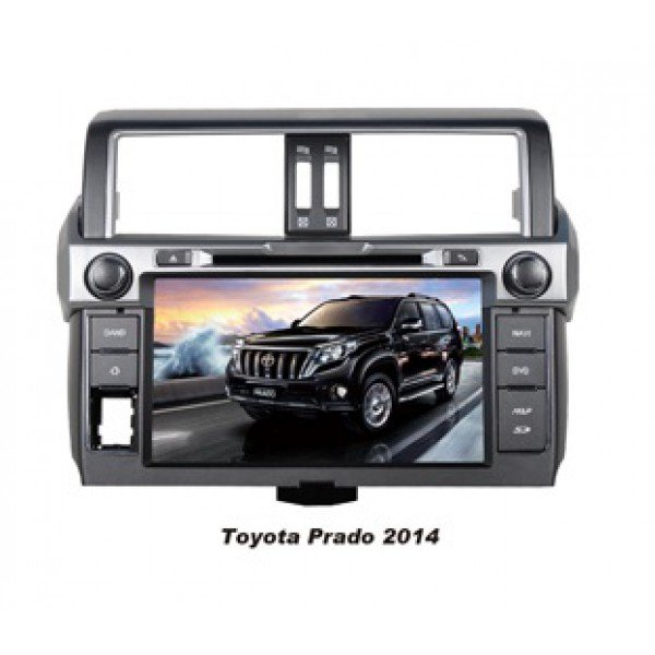 Штатное головное устройство Toyota Prado 150 (2014) Штатное головное устройство Toyota Prado 150 (2014)