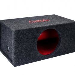 Корпус для сабвуфера Aura 12" (70 литров) с трубой (стандарт) Красная BOX-12-70-TR (34 Hz)