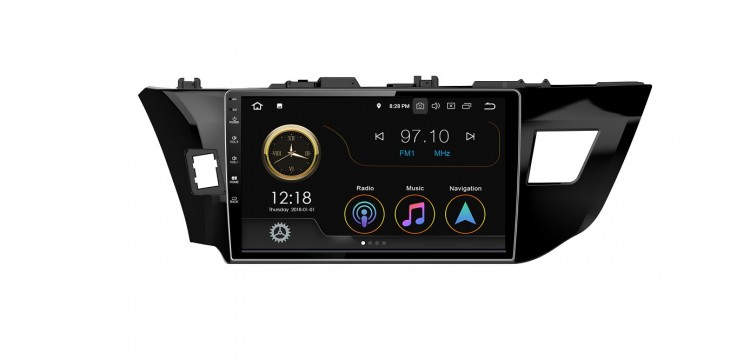 Штатное головное устройство Toyota Corolla E160 2013-2016 