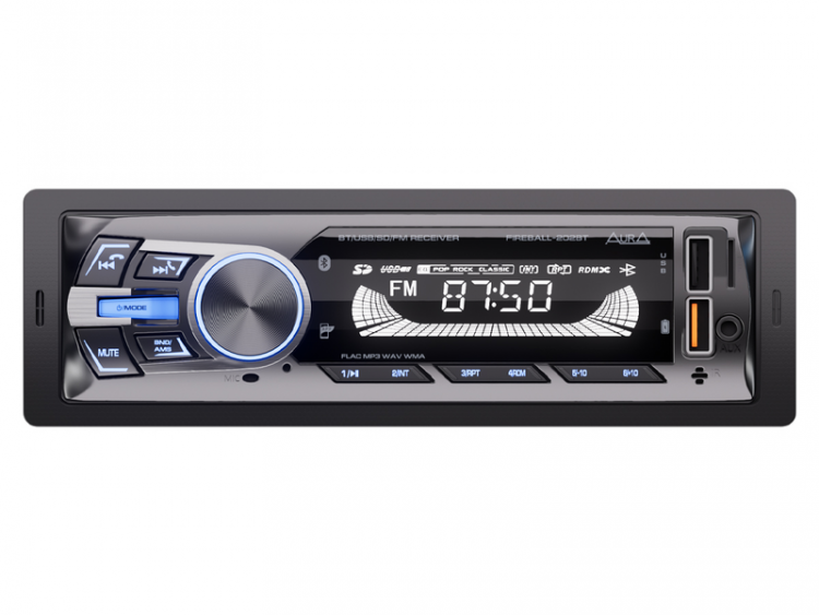 Автомагнитола Aura FIREBALL-202BT, синяя 