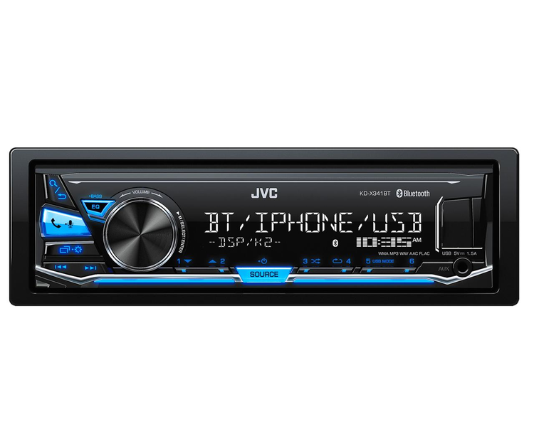 Автомагнитола JVC KD-X341BT Автомагнитола JVC KD-X341BT