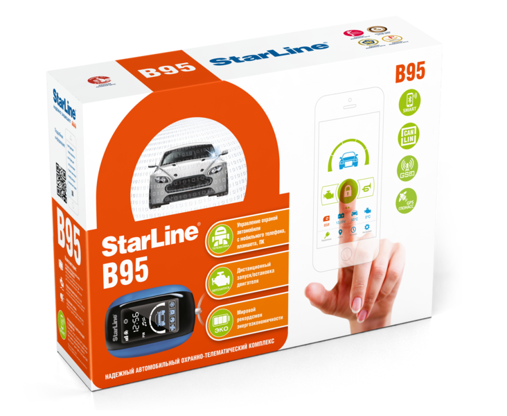 Автосигнализация StarLine B95 BT CAN-LIN GSM/GPS Автосигнализация StarLine B95 BT CAN-LIN GSM/GPS Автосигнализация StarLine B95 BT CAN-LIN GSM/GPS