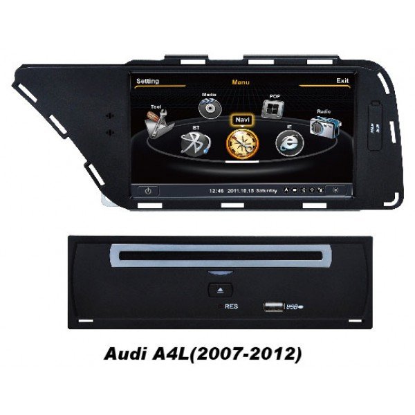 Штатное головное устройство Audi A4 (2007-) Штатное головное устройство Audi A4 (2007-)