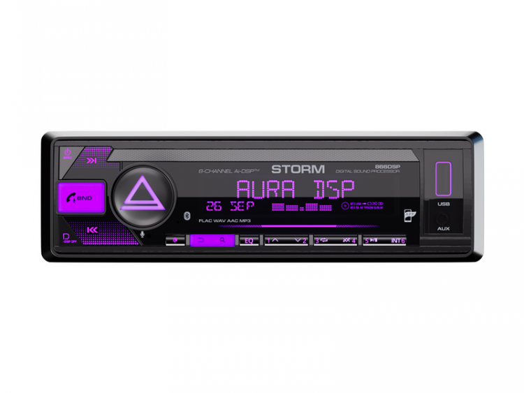 Автомагнитола Aura STORM-866DSP USB 