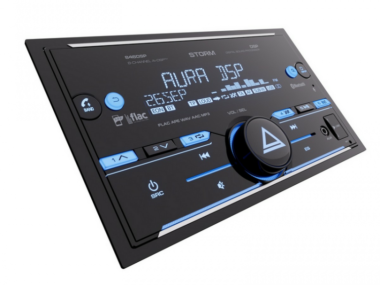 Автомагнитола Aura STORM-846DSP 2DIN USB-ресивер 