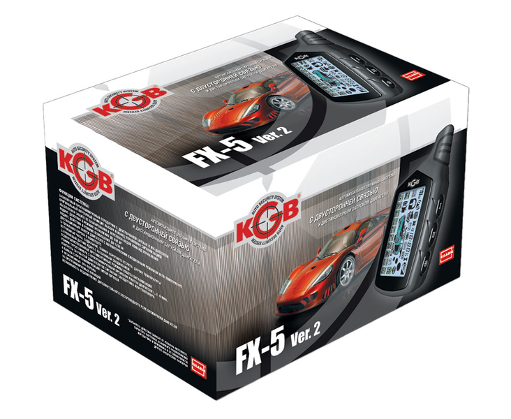 Автосигнализация KGB FX-5 ver.2  + Модуль Saturn MultiCAN-400 mini Автосигнализация KGB FX-5 ver.2  + Модуль Saturn MultiCAN-400 mini
