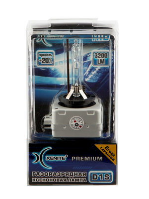 Ксеноновая лампа Xenite Premium D1S (4300K) (Яркость +20%) Ксеноновая лампа Xenite Premium D1S (4300K) (Яркость +20%) Ксеноновая лампа Xenite Premium D1S (4300K) (Яркость +20%)