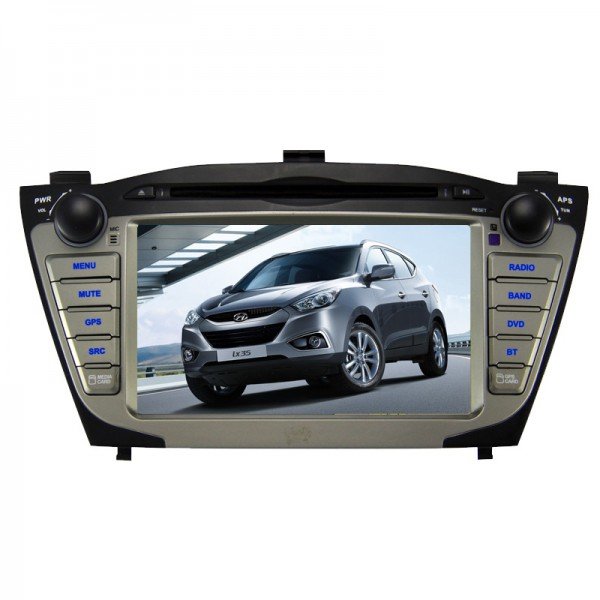 Штатная магнитола LetRun для Hyundai IX 35 до 2014 года Штатное головное устройство  Hyundai IX 35 Bluetooth,CD+MP3+USB+DVD ресивер с сенсорным дисплеем,читает форматы CD-audio, DVD-video, MP3, MPEG4, WMA, AAC, JPEG, AM-FM тюнер, видеовход для камеры заднего вида, GPS навигация.