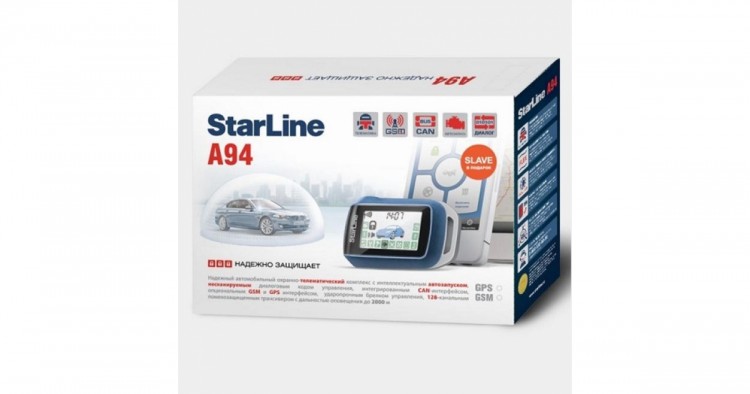 Автосигнализация StarLine A94 2CAN GSM 2Slave Т2.0+S-20.3+BP-03 Автосигнализация StarLine A94 2CAN GSM 2Slave Т2.0+S-20.3+BP-03