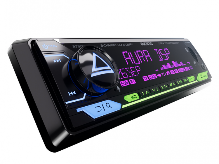 Автомагнитола Aura  INDIGO-879DSP-MKII-Hi-Power USB 