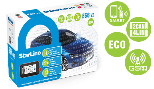 Автосигнализация StarLine E66 v2 BT GSM ECO Автосигнализация StarLine E66 v2 BT GSM ECO
