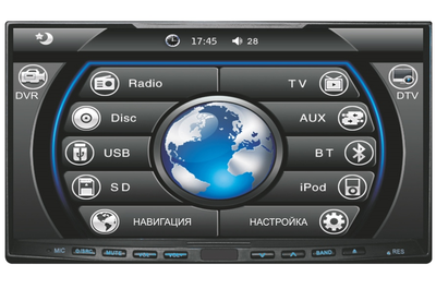 Автомагнитола ACV AVD-7100dd_Ver15 Автомагнитола ACV AVD-7100dd_Ver15 Автомагнитола 2DIN с большим сенсорным экраном и модулем GPS.