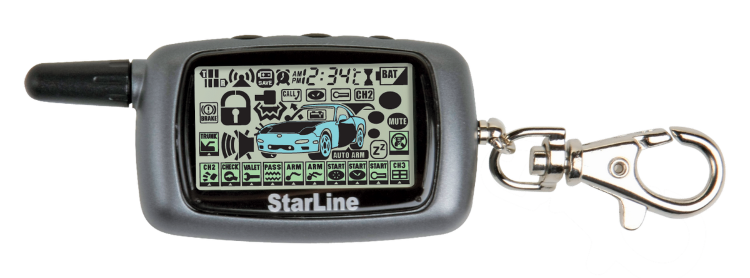 Брелок StarLine A9 Брелок сигнализации StarLine A9 с обратной связью