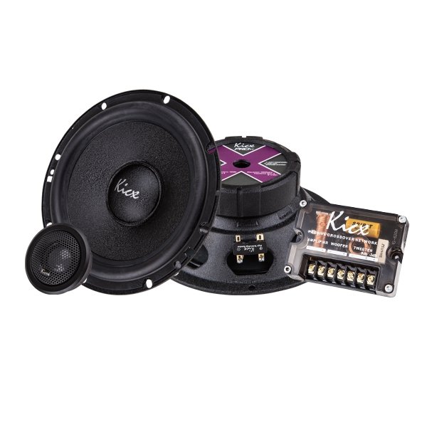 Автомобильные колонки Kicx PRO 6.2 Компонентные колонки 16 см. Мощность 90/180, Вт 