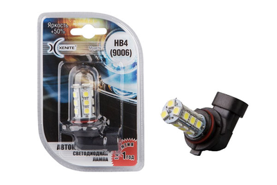 Светодиодная лампа Xenite HB3 / 9005-18SMD (Яркость +50%) Светодиодная лампа Xenite HB3 / 9005-18SMD (Яркость +50%)