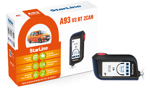 Автосигнализация StarLine A93 V3 BT 2CAN+4LIN ECO 
