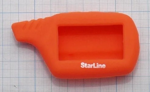 Чехол для брелока StarLine В6/В9/В91/А61/А91, силиконовый, оранжевый Чехол для брелока StarLine В6/В9/В91/А61/А91, силиконовый, оранжевый