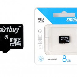 Карта памяти SmartBuy MicroSDHC 8 Gb class 10