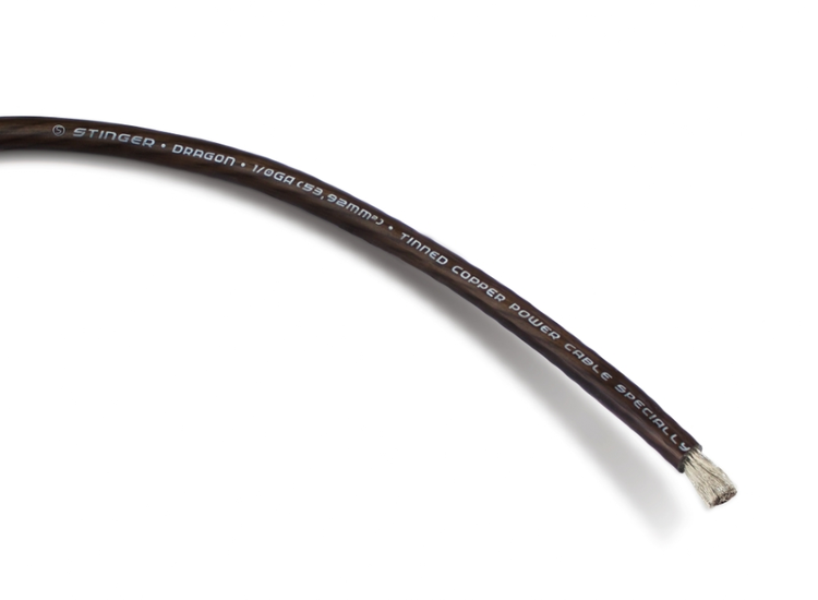 Силовой кабель Stinger Dragon Black NEW 0 Ga (53,5 мм.кв.) Силовой кабель Stinger Dragon Black NEW 0 Ga (53,5 мм.кв.)