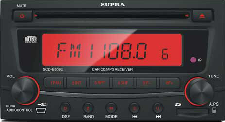  Автомагнитола 2 DIN Supra SCD-B509U  Автомобильный CD/MP3 ресивер 