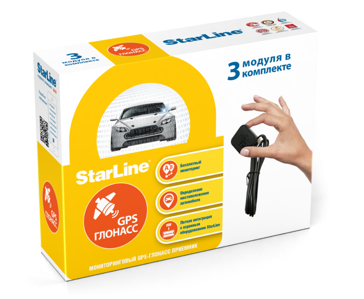 GPS/ГЛОНАСС-адаптер StarLine Мастер (уп. 3 шт.) GPS/ГЛОНАСС-адаптер StarLine GPS/ГЛОНАСС Мастер (уп. 3 шт.)