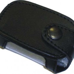 Чехол для брелока StarLine В6/В9 ЭКО-КОЖА - кобура на подложке с кнопкой,черный