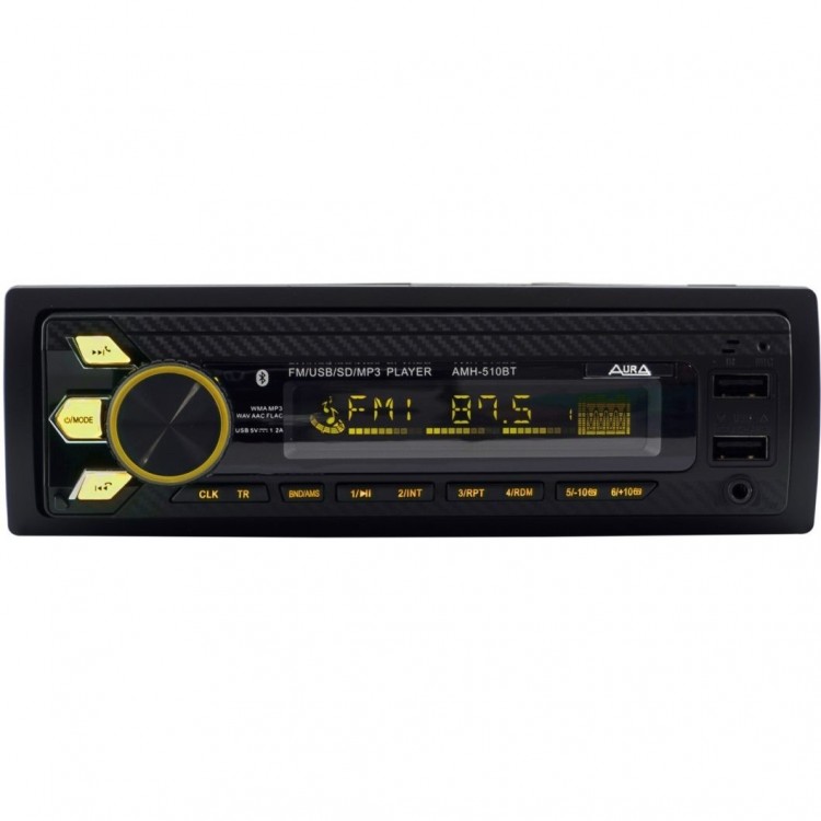 Автомагнитола Aura AMH-510BT USB, мультицвет 
