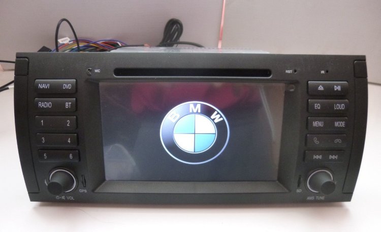 Штатная магнитола LetRun для BMW 5 series E39 E53 X5 Штатное головное устройство для  BMW 5 series E39 E53 X5 Bluetooth,CD+MP3+USB+DVD ресивер с сенсорным дисплеем,читает форматы CD-audio, DVD-video, MP3, MPEG4, WMA, AAC, JPEG, AM-FM тюнер, видеовход для камеры заднего вида, GPS навигация.
