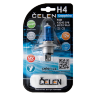 Галогенная лампа CELEN H4 43243 SPB 12V 60/55W Halogen Sapphire (синяя) + 35% Long life, UV-stop, + перчатка - Галогенная лампа CELEN H4 43243 SPB 12V 60/55W Halogen Sapphire (синяя) + 35% Long life, UV-stop, + перчатка