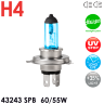 Галогенная лампа CELEN H4 43243 SPB 12V 60/55W Halogen Sapphire (синяя) + 35% Long life, UV-stop, + перчатка - Галогенная лампа CELEN H4 43243 SPB 12V 60/55W Halogen Sapphire (синяя) + 35% Long life, UV-stop, + перчатка