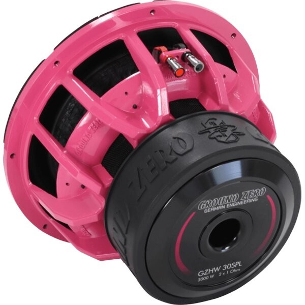 Сабвуфер GROUND ZERO GZHW 30SPL-PINK 
