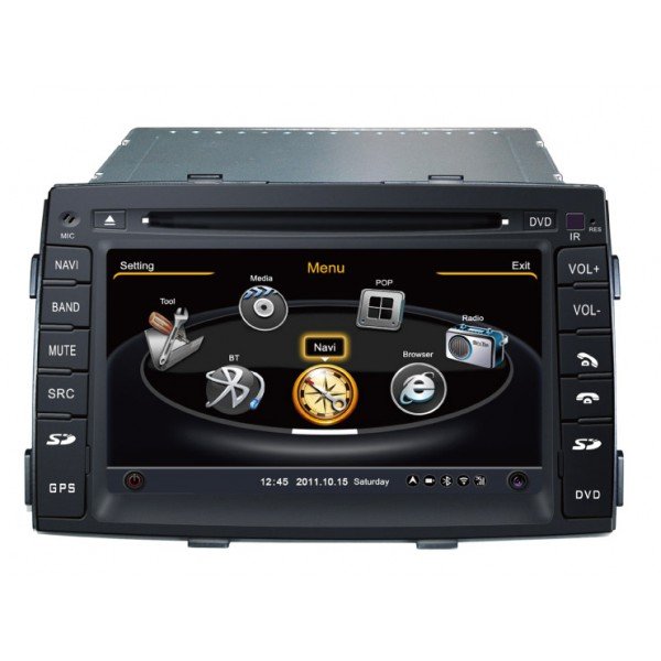 Штатное головное устройство KIA Sorento (2010-2011) Штатное головное устройство KIA Sorento (2010-2011)