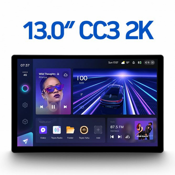 Android магнитола TEYES CC3 2K | 13" | 6/128 Gb (без провода питания) Android магнитола TEYES CC3 2K | 13" | 6/128 Gb (без провода питания)