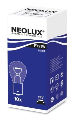 Галогенная лампа NEOLUX N581 PY21W 21W 12V BAU15S (комплект 10 шт.) Галогенная лампа NEOLUX N581 PY21W 21W 12V BAU15S (комплект 10 шт.)