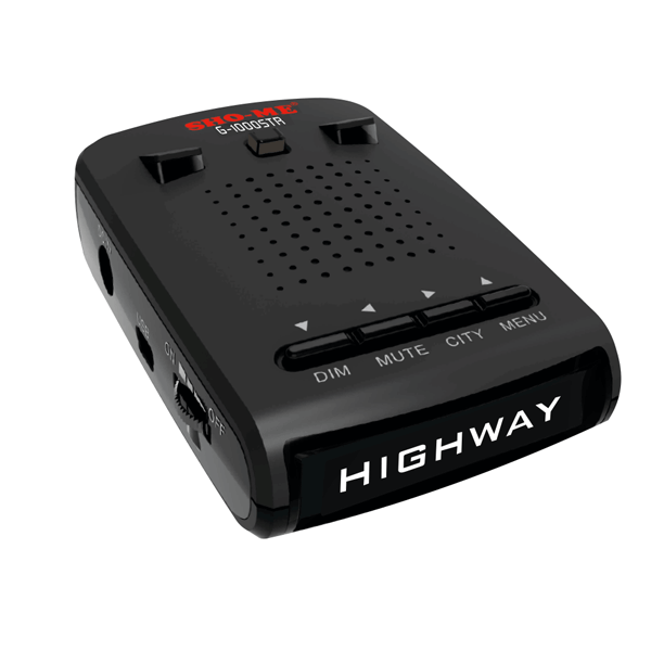 Радар-детектор SHO-ME G-1000 STR GPS белый дисплей Радар-детектор SHO-ME G-1000 STR GPS белый дисплей