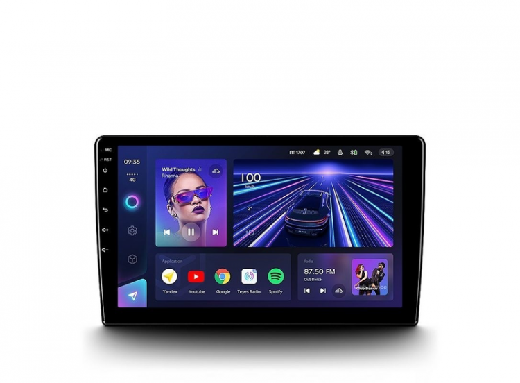 Android магнитола TEYES CC3 360° | 9’’ | 6/128 Gb (без провода питания) 