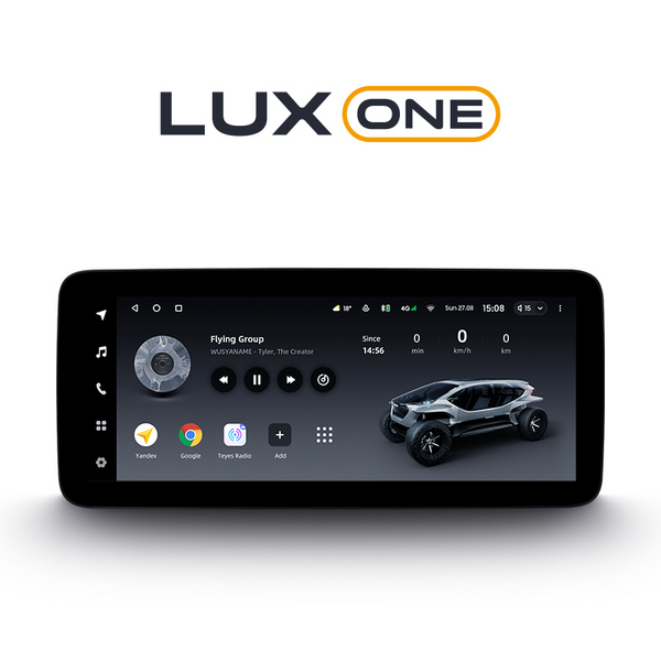Android магнитола TEYES LUX ONE | 12.3'' | UNIVERSAL FOR TOYOTA / HYUNDAI / KIA  |  4/32 Gb (без провода питания) 