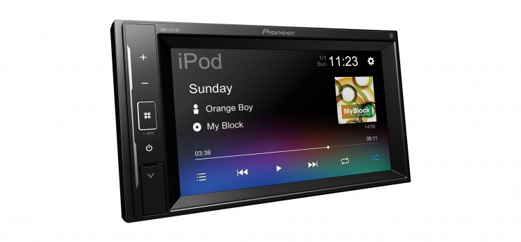 Автомагнитола Pioneer DMH-A241BT  Мультимедийный проигрыватель без дисковода, поддерживает функцию Smartphone Mirroring, Bluetooth