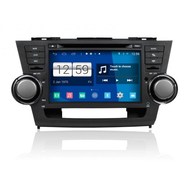 Штатное головное устройство Toyota Highlander  2008-2013 Штатное головное устройство Toyota Highlander  2008-2013