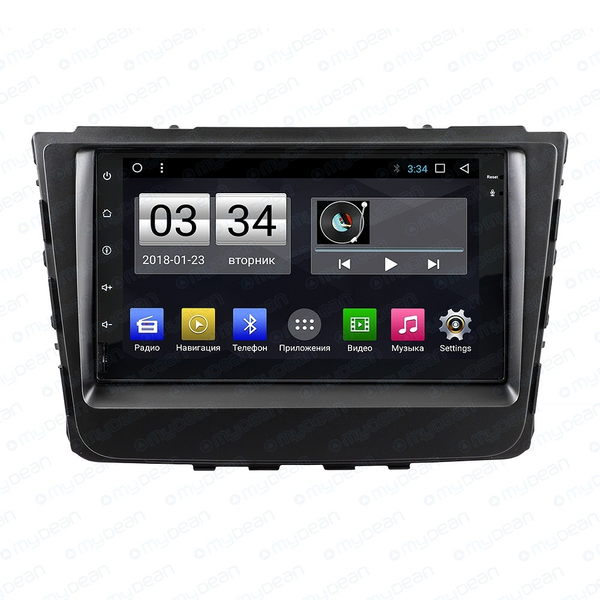 Штатное головное устройство MyDean 9707/Hyundai Creta 