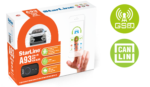 Автосигнализация StarLine A93 GSM 2CAN-LIN ECO Автосигнализация StarLine A93 GSM 2CAN-LIN ECO