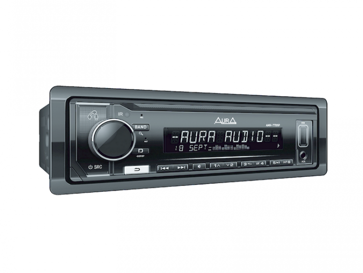Автомагнитола Aura AMH-77DSP USB Black Edition , мультицвет 