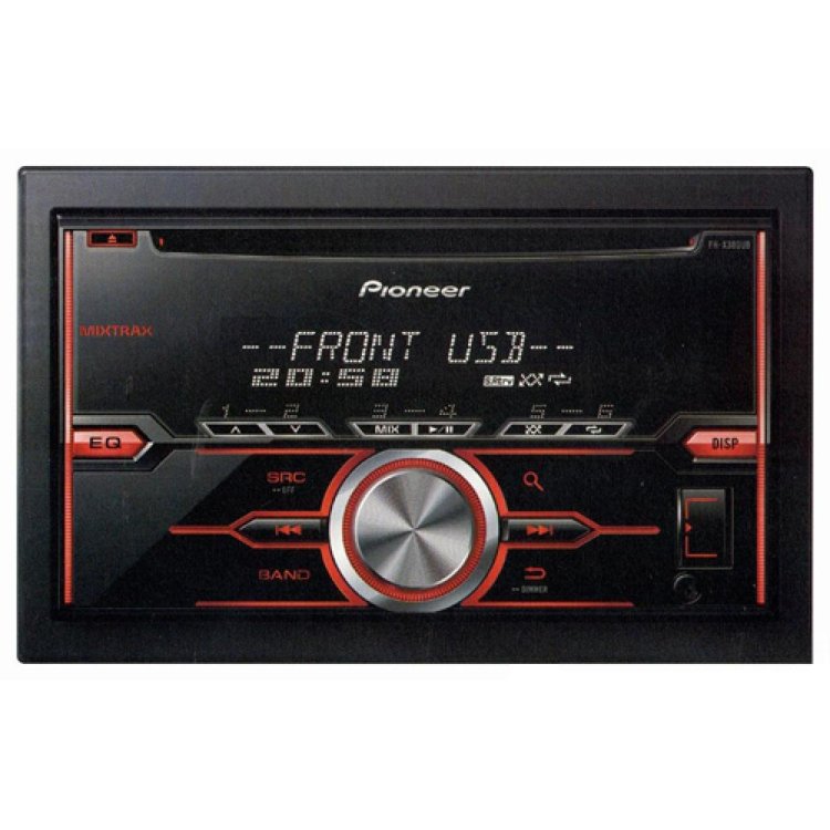 Автомагнитола Pioneer FH-X380UB Автомагнитола 2DIN PIONEER FH-X380UB Поддержка iPod/iPhone, CD,USB