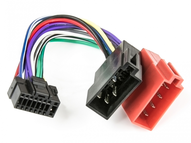 Разъём для магнитолы Aura AWU-AL01 Cable Alpine 16 pin to ISO 