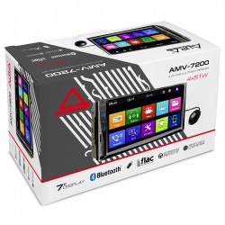 Автомагнитола Aura AMV-7200 2-DIN емкостной ЖК дисплей
