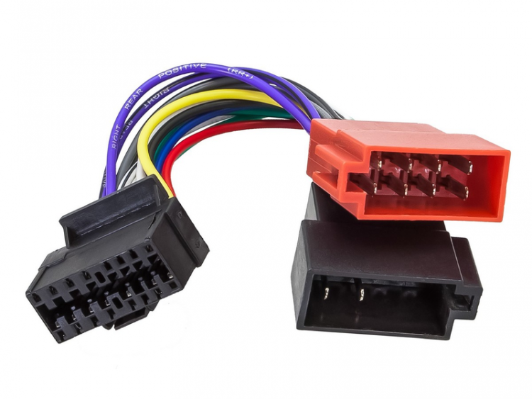 Разъём для магнитолы Aura AWU-JV01 Cable JVC 16 pin to ISO 