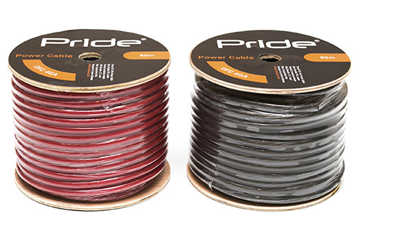 Силовой кабель Pride 4GA 20мм (бухта 50м) Силовой кабель Pride 4GA 20мм (бухта 50м)