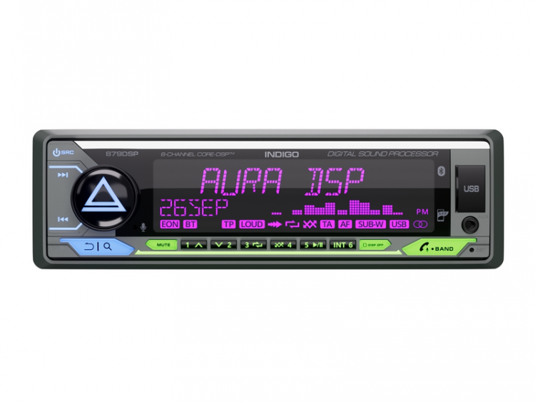 Автомагнитола Aura INDIGO-876DSP MKII USB 